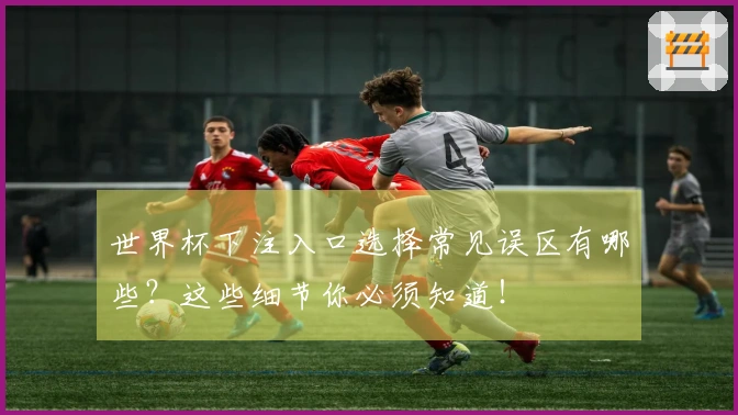 世界杯下注入口选择常见误区有哪些？这些细节你必须知道！